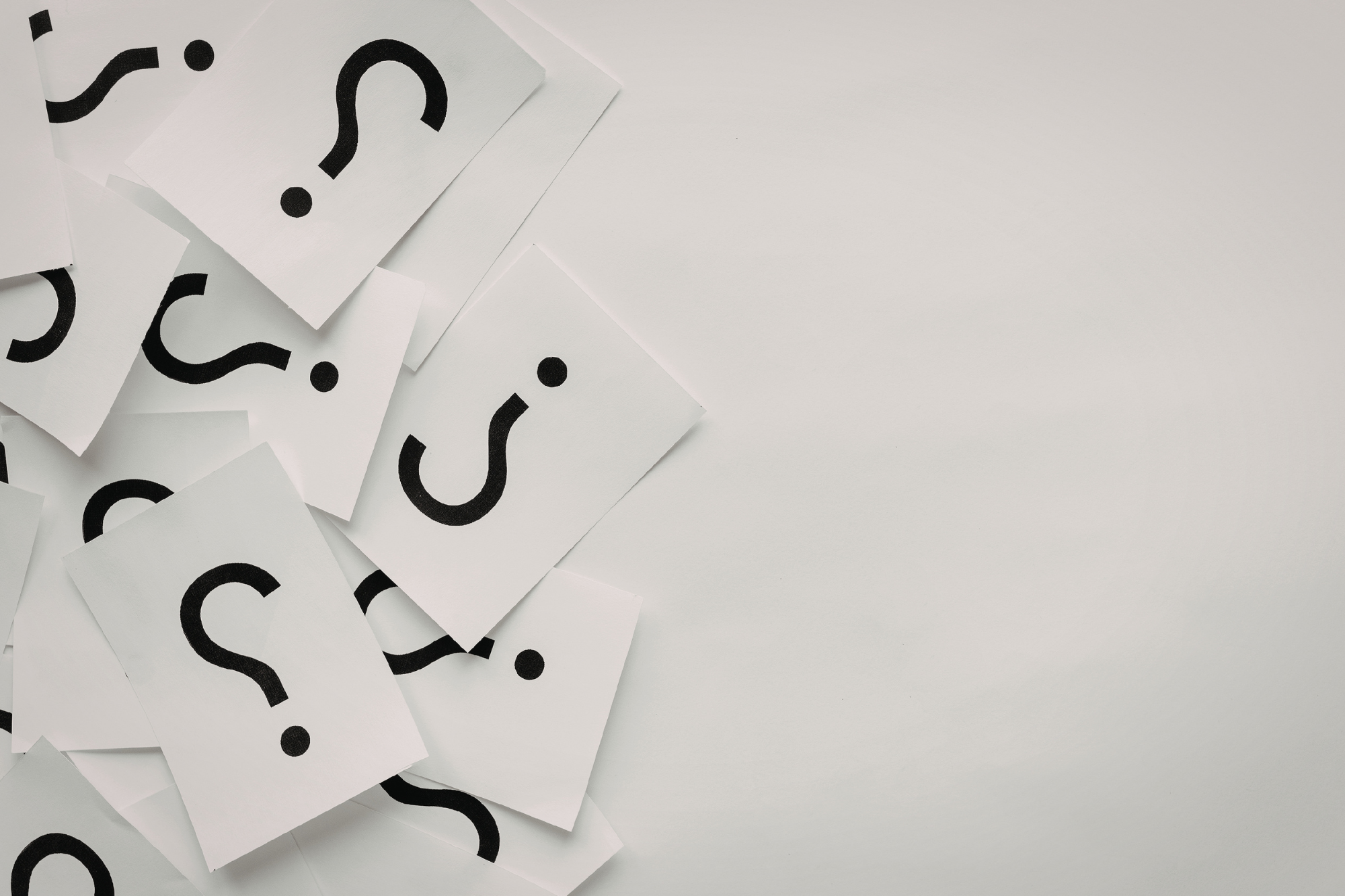 question marks